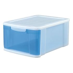 【クリックで詳細表示】かたづけベスト キャパティ ワンオンケース A4タイプ クリアブルー COC-A4CBN