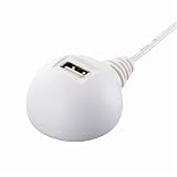 BUFFALO USB�����P�[�u�� 2.0�Ή� �X�^���h�t 0.5m �z���C�g BSUC05EDWH