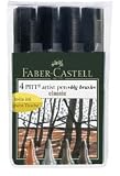  Pitt Artist - 4 Feutres à grosse pointe - Set de Couleur Classique - Nouveauté