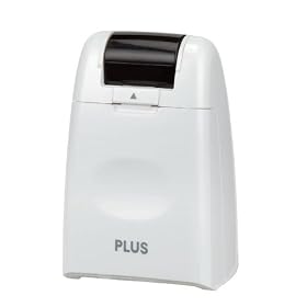 PLUS �l���ی�X�^���v ���[���[�P�V�|�� �z���C�g IS-500CM-B WH 37645