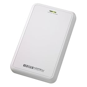 I-O DATA USB 2.0/1.1�Ή��|�[�^�u���n�[�h�f�B�X�N 250GB(�z���C�g) HDPS-U250