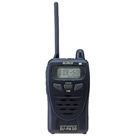 ALINCO ���菬�d�͌^�g�����V�[�o�[ 20ch �F:�}�b�g�u���b�N(�������) DJ-PA20K