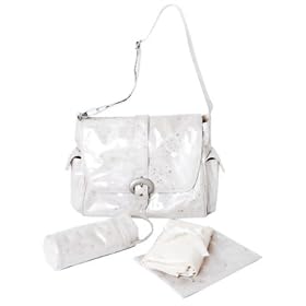 Kalencom Laminated Backle Bag Soap Bubbles Cream KC0001-16