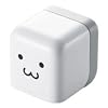 ELECOM iPod/iPhone4/4S/3GS/3G �Ή� AC�[�d�� cube�^ USB FACE AVA-ACU01F1