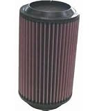  K&N ENGINEERING E-1796 Air Filter; Round; H-9.5 in.; ID-3.75 in.; OD-6.060 in.; w/Closed Top w/Inner Wire;