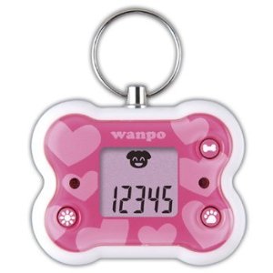 【クリックで詳細表示】わん歩計 犬用 万歩計 愛犬の運動量を計測 WP-350 WANPO ◆ハートピンク