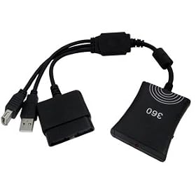 �V�^CoolNet/Controller Converter Adapter Cable for PS2 to Xbox360 / PS2�̃f���A���V���b�N�R���g���[���[��Xbox360�Ŏg�p�\�ɂȂ�R���o�[�^�[�ؑփX�C�b�`����
