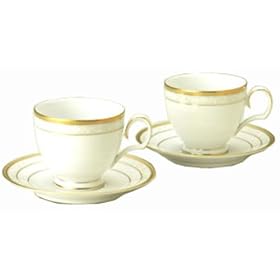 Noritake �t�@�C���|�[�Z�� �n���v�V���[�S�[���h �e�B�[�E�R�[�q�[�q�M �y�A�Z�b�g P91988/4335