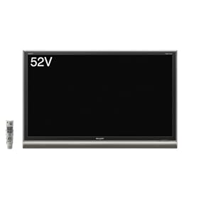 SHARP AQUOS 52V�n��EBS�E110�xCS�f�W�^���n�C�r�W�����t���e���r�Ǌ|���^�C�v LC-52GX35