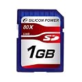 �V���R���p���[ SD�������[�J�[�h 80�{�� 1GB �i�v�ۏ� SP001GBSDC080V10