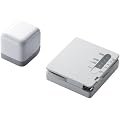 ELECOM �X�}�[�g�t�H���p���o�C���`���[�W���[ �[�d�����`�E���C�I���d�r���� microUSB AC�[�d��t �z���C�g DE-RKJ2ACWH