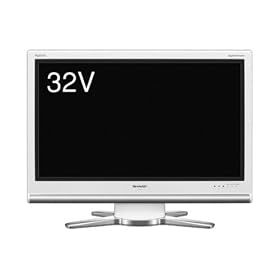 SHARP AQUOS 32V�^ �n��EBS�E110�xCS�f�W�^�� �t���n�C�r�W�����t���e���r LC-32DS3-W �z���C�g