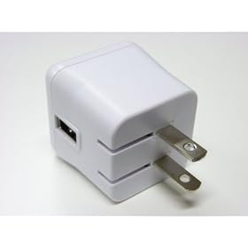 �H�p���݂����Ȍ`��USB AC�A�_�v�^ 5V2A�o�͂�iPad2���[�d�\ ITR-UAC52/WH �ȈՃp�b�P�[�W�i�����j��
