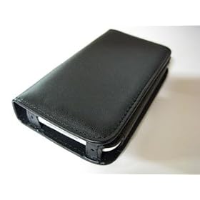 iPhone3Gレザーケース・ブラック横開き