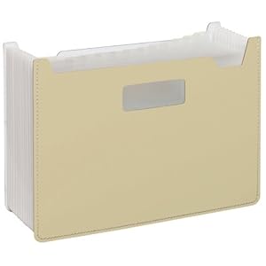 【クリックで詳細表示】セキセイ ドキュメントスタンドA4 13Pクリーム FB-2380-52
