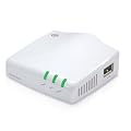 PLANEX iPhone/iPad�ŊȒP�ݒ�! ����300Mbps WiFi�}���`�|�P�b�g���[�^ MZK-MF300N2