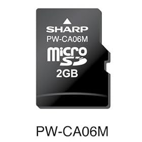 �V���[�v �d�q����SHARP(Brain)�Ή��ǉ��R���e���c�y�}�C�N��SD�Łz���[�_�[�Y�p�a�J�[�h PW-CA06M