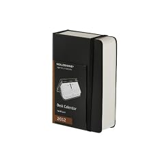 Moleskine 2012 12 Month Desk Calendar Black Hard Cover Pocket (Moleskine Legendary Notebooks (Calendars))