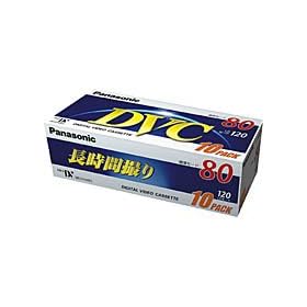 Panasonic �~�jDV�J�Z�b�g80��10���p�b�N AY-DVM80V10