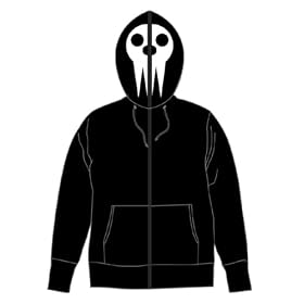 SOUL EATER ���_�l�t���W�b�v�p�[�J�[ �u���b�N �T�C�Y:XL