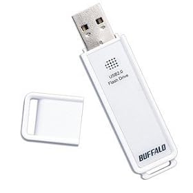�o�b�t�@���[ USB������ �����^�C�v �z���C�g���f�� TurboUSB�@�\���� 512MB RUF2-S512S-WH/M