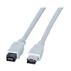 SANWA SUPPLY IEEE1394b�P�[�u��  1m �z���C�g KE-B961W