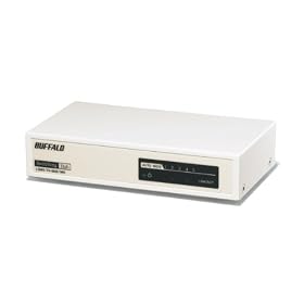 BUFFALO 10/100M �X�C�b�`���OHub ����➑�/�d������ 5�|�[�g LSW3-TX-5NS/WH