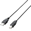 ELECOM RoHS�w�ߏ���&���z���p�b�P�[�W �G�RUSB2.0�P�[�u�� A-B�^�C�v 1.5m �u���b�N U2C-JB15BK