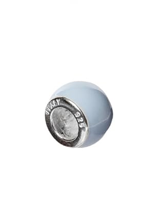 Bacio Abalorio de Plata de Ley 925 Confetti Grande Celeste