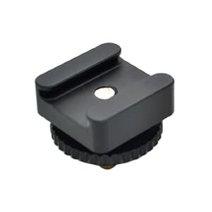 【クリックで詳細表示】高精度 KIWIFOTOS製(JJC) ソニー ハンディカム SONY Handycam アクティブインターフェースシュー AIS-FLAT → 汎用型 コールドシュー 変換アダプター