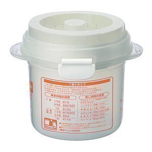 【クリックで詳細表示】お弁当用ご飯調理容器(スノコ付き) UDG1
