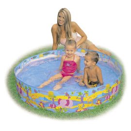 �W�����O���x�C�r�[ �ȒP�ɂł����Ⴄ �v�[�� JUNGLE BABIES SNAPSET POOL 58474