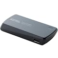 ELECOM ���o�C���o�b�e���[ ���`�E���C�I���d�r 1800mAh �X�}�[�g�t�H���p �u���b�N DE-U01L-1810BK