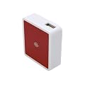 PLANEX �}���[�d 1�|�[�gUSB AC�A�_�v�^ (iPod,iPhone 3G/3GS/4,Xperia,iPad,�E�H�[�N�}�� �C�O�Ή� 1A) ���[�Y���b�h PL-UCHG03-SRR