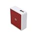 PLANEX �}���[�d 1�|�[�gUSB AC�A�_�v�^ (iPod,iPhone 3G/3GS/4,Xperia,iPad,�E�H�[�N�}�� �C�O�Ή� 1A) ���[�Y���b�h PL-UCHG03-SRR