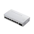 Logitec 100BASE�Ή��X�C�b�`���O�n�u(�d�������A8�|�[�g) LAN-SW08P/PB