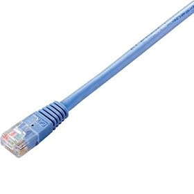 �G���R�� EU RoHS�w�ߏ��� CAT5E�Ή� LAN�P�[�u�� 20m/�ȈՃp�b�P�[�W�d�l(�u���[) LD-CT/BU20/RS