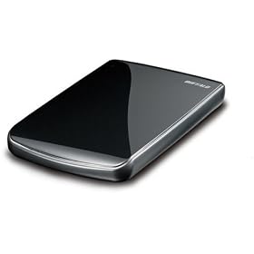 BUFFALO Stylish & Compact �|�[�^�u���n�[�h�f�B�X�N 500GB �N���X�^���u���b�N HD-PE500U2-BK