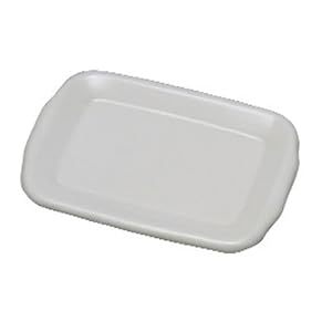 【クリックでお店のこの商品のページへ】野田琺瑯 ホワイトシリーズ レクタングル深型M用琺瑯蓋 HFF-M