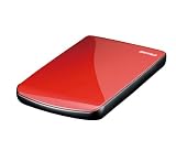 BUFFALO �|�[�^�u���n�[�h�f�B�X�N ���b�h 500GB HD-PE500U2-RD/N [�t���X�g���[�V�����t���[�p�b�P�[�W(FFP)]