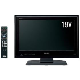 SONY BRAVIA �n��BS110�xCS�f�W�^���n�C�r�W�����t��TV J5�V���[�Y19V�^�N���X�^���u���b�N KDL-19J5/B