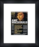  AMY MACDONALD UK Tour 2008 - Custom Framed Original Ad