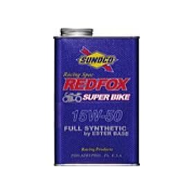 SUNOCO REDFOX ���[�V���O�G���W���I�C�� 20L 4�X�g���[�N�G���W���p ��֎ԗp 15W-50