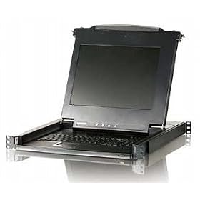 ATEN 8�|�[�g LCD��̌^KVM�h�����[ CL1008 MJJL �����}�E���g�L�b�g�F���[�W
