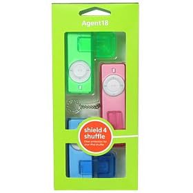 Agent18 iPod�P�[�X Shield4ShuffleB �s���N�E�O���[���E�u���[ sld4sfl04-1