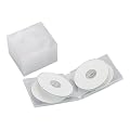 iBUFFALO CD&DVD�P�[�X �\�t�g�^�C�v �N���A�z���C�g 6�����[�~5���Z�b�g BSCD0365SCWH