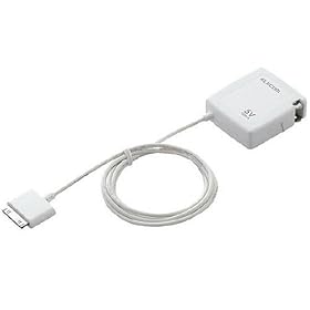 Elecom iPod�pAC�[�d��(�z���C�g) AVD-ACAD1NWH