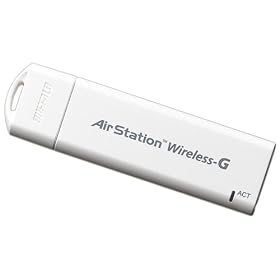 BUFFALO USB2.0�|�[�g�p 11g����LAN�A�_�v�^ WLI-U2-KG54L