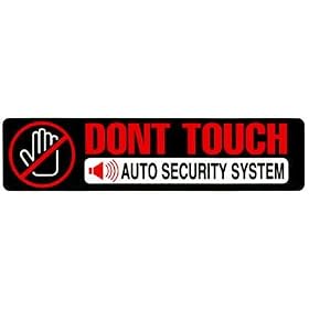 DONT TOUCH�X�e�b�J�[