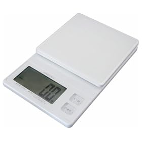 【クリックで詳細表示】DRETEC デジタルスケール 「プチスリム」 2kg ホワイト KS-232WT